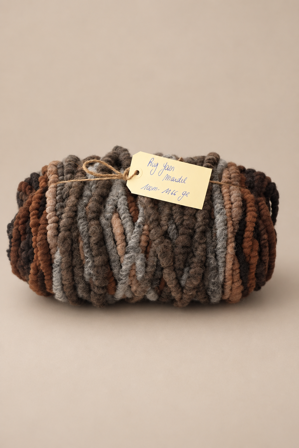 Mandel Rug Yarn ~ Marble mix