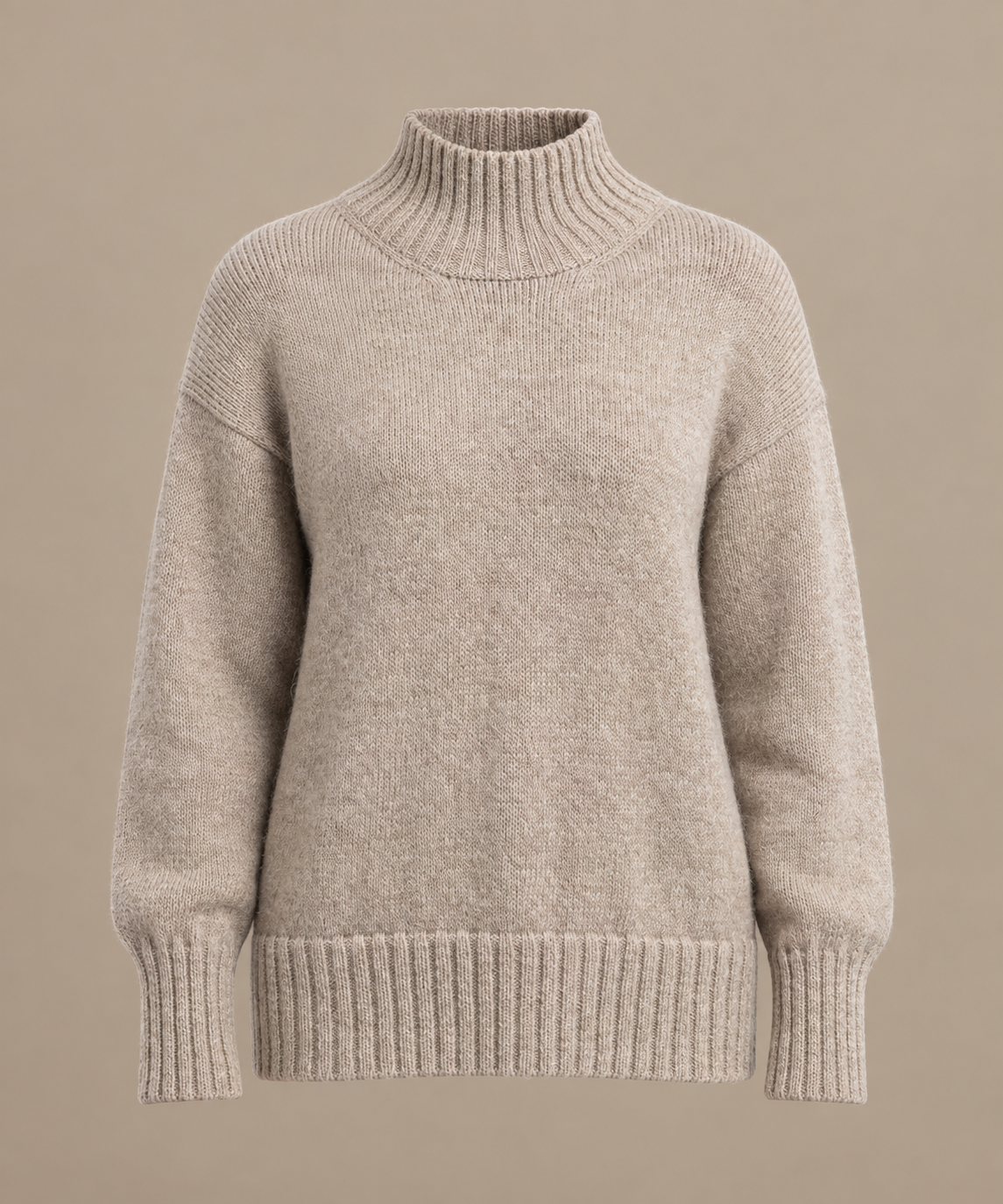 DOROTHEE alpaca trui met hoge hals