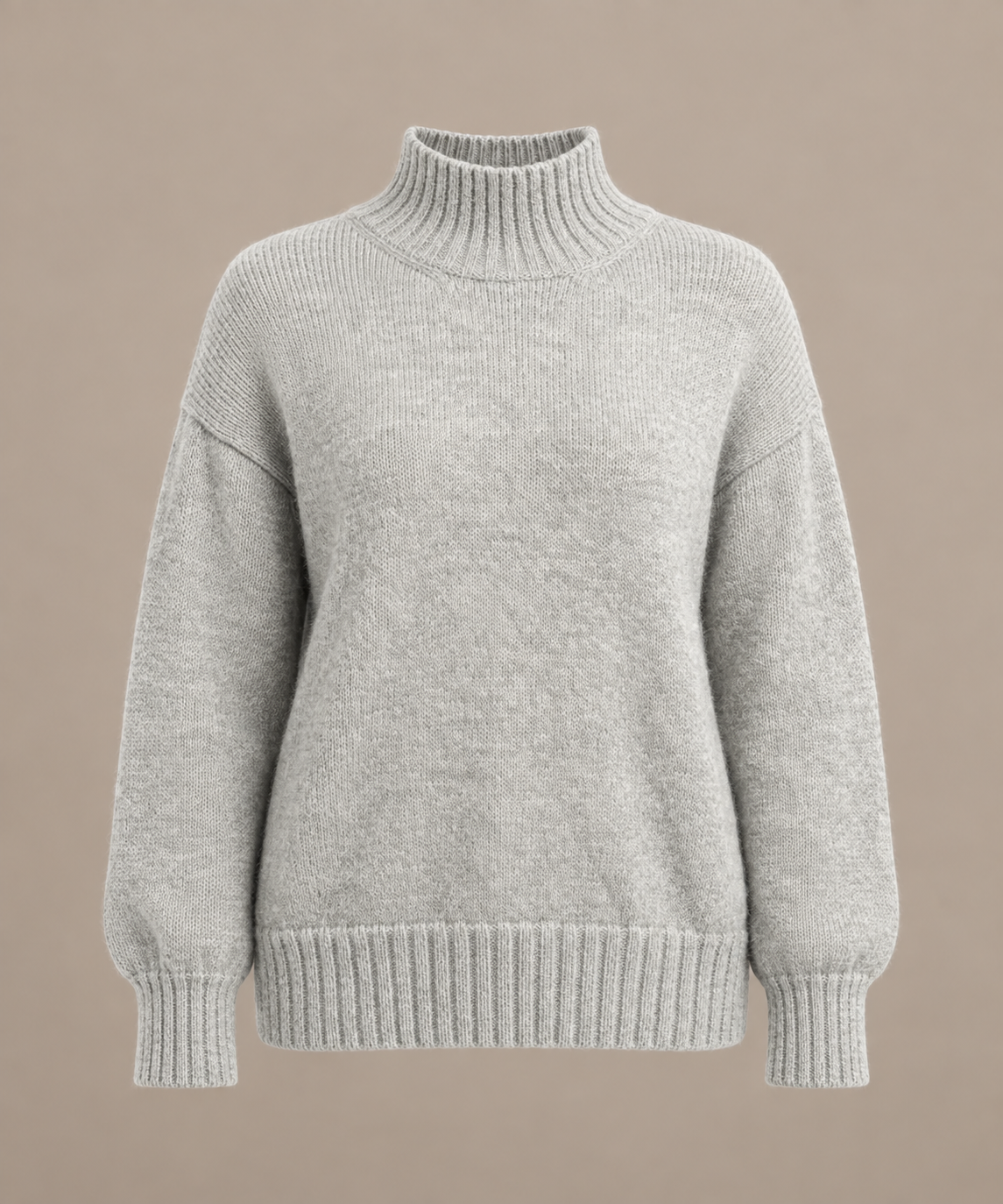 DOROTHEE alpaca trui met hoge hals