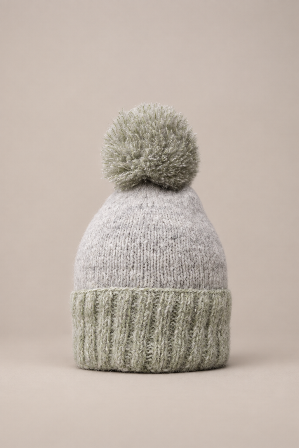 ZITA alpaca beany moss green/cloudy white/light grey