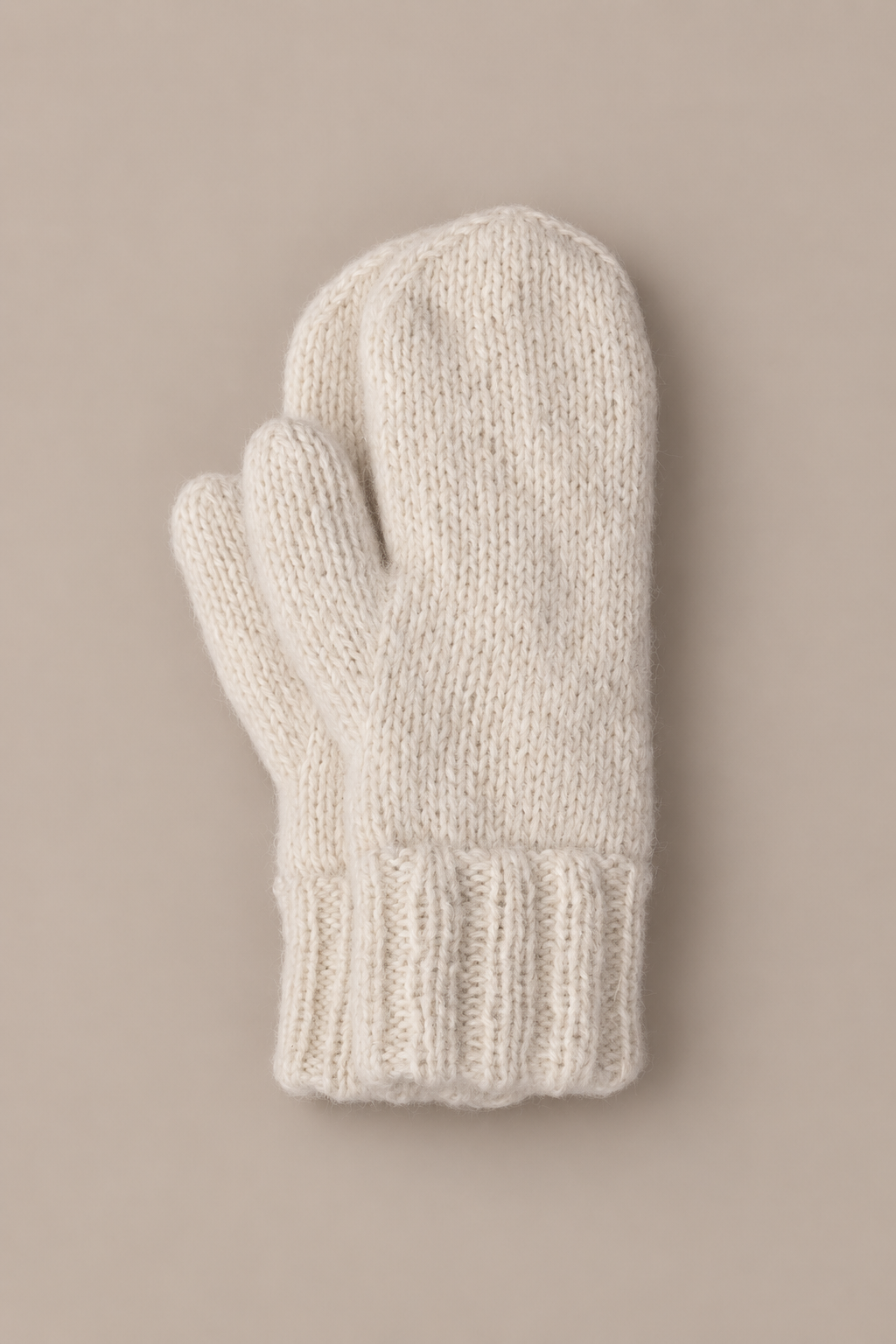 ZARA alpaca wanten, cloudy white