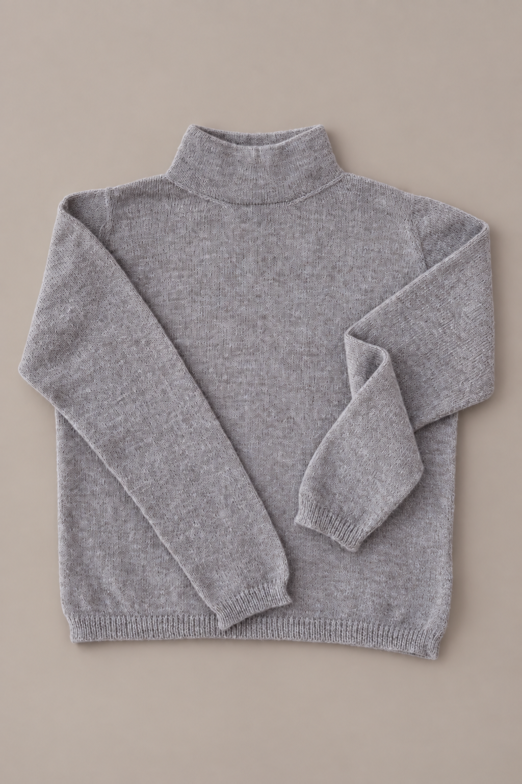 DANIRA alpaca trui met hoge hals