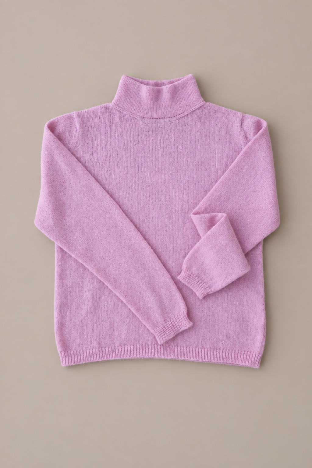 DANIRA alpaca trui met hoge hals
