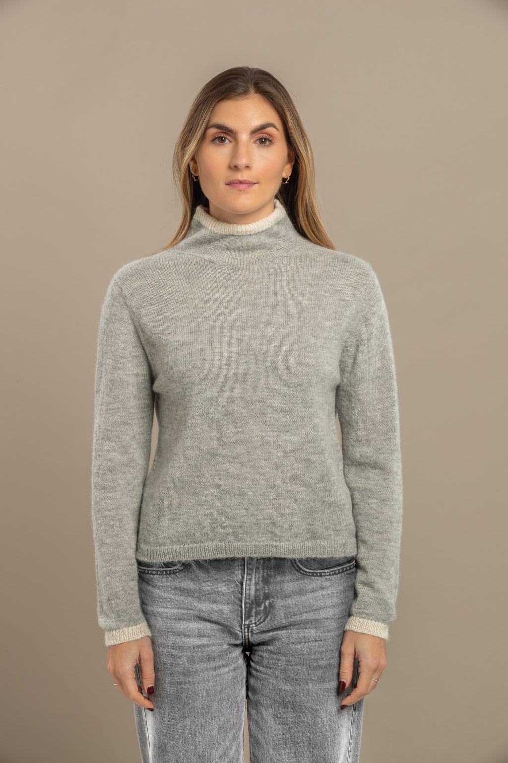 Dune Alpaca trui met hoge hals