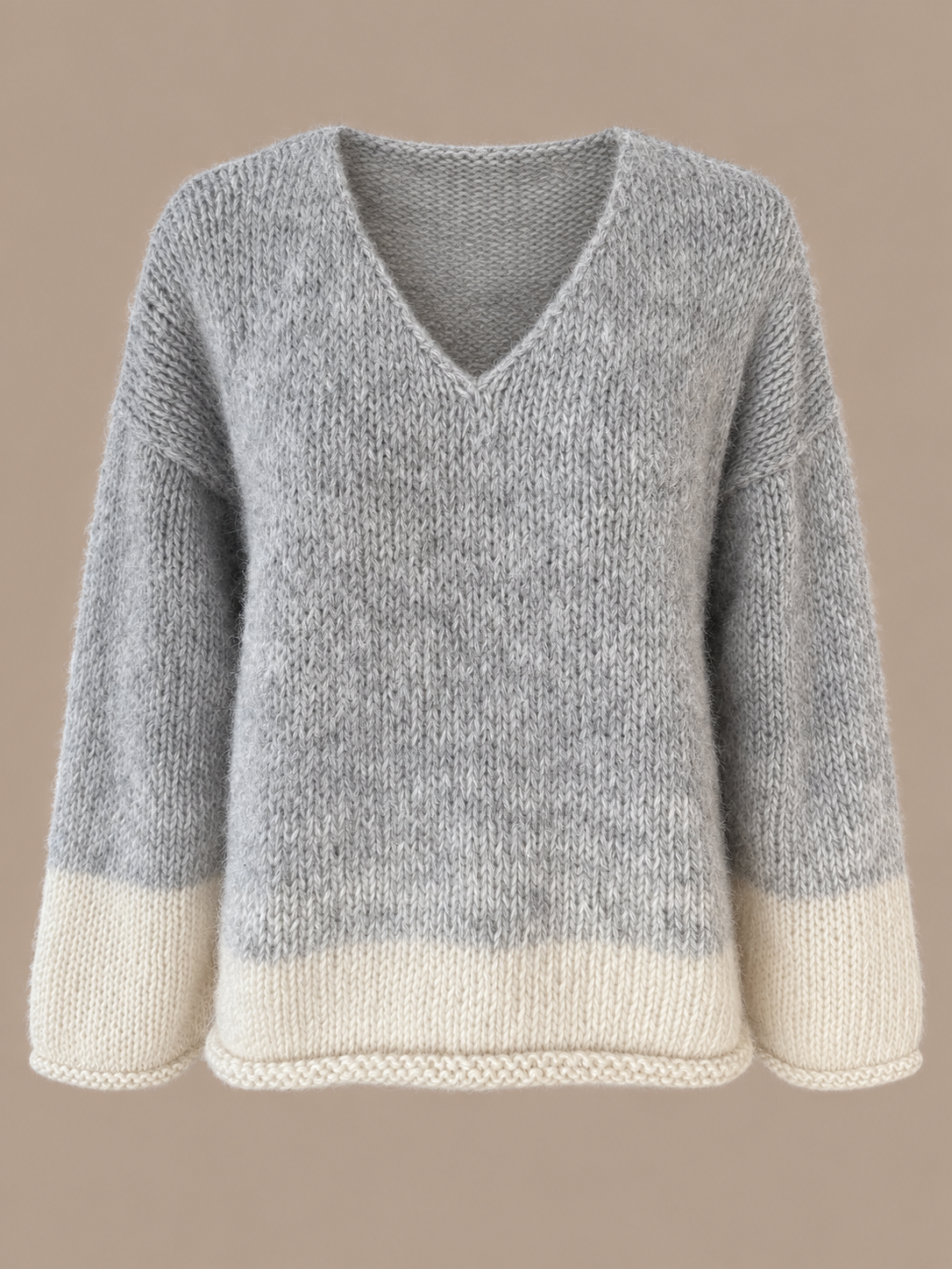 Eloïse dégradé alpaca v-trui