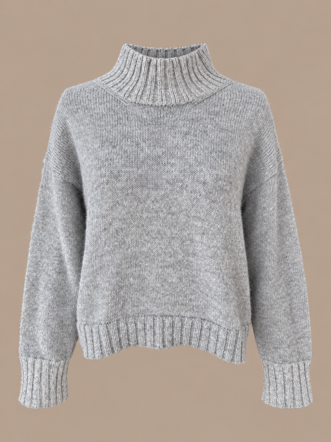 ELYSEE hipster alpaca trui met hoge hals