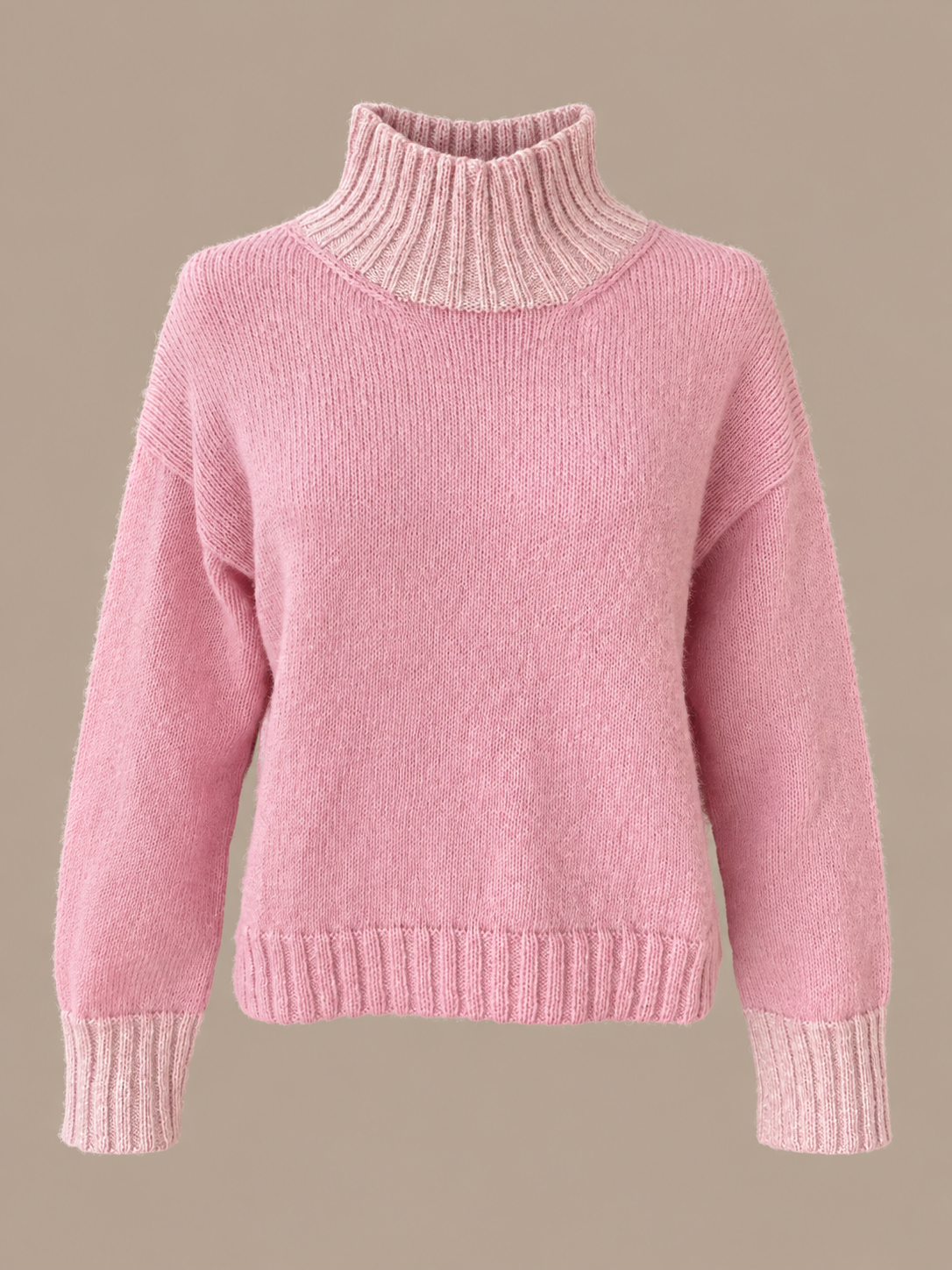 ELYSEE hipster alpaca trui met hoge hals