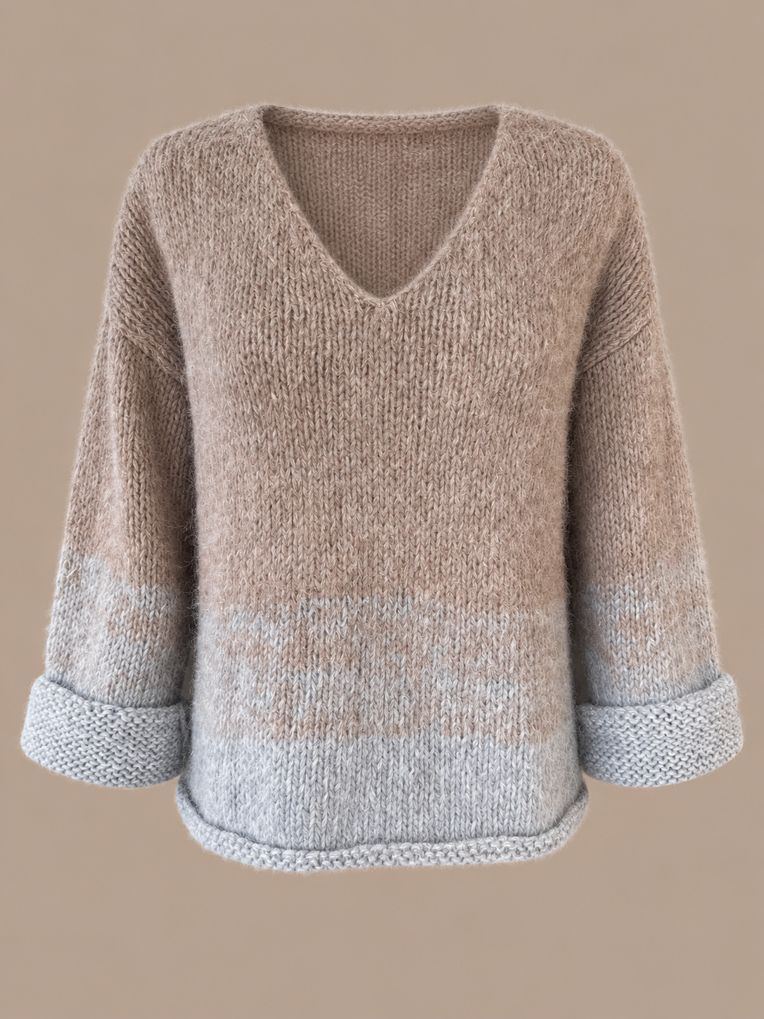 Eloïse dégradé alpaca v-trui