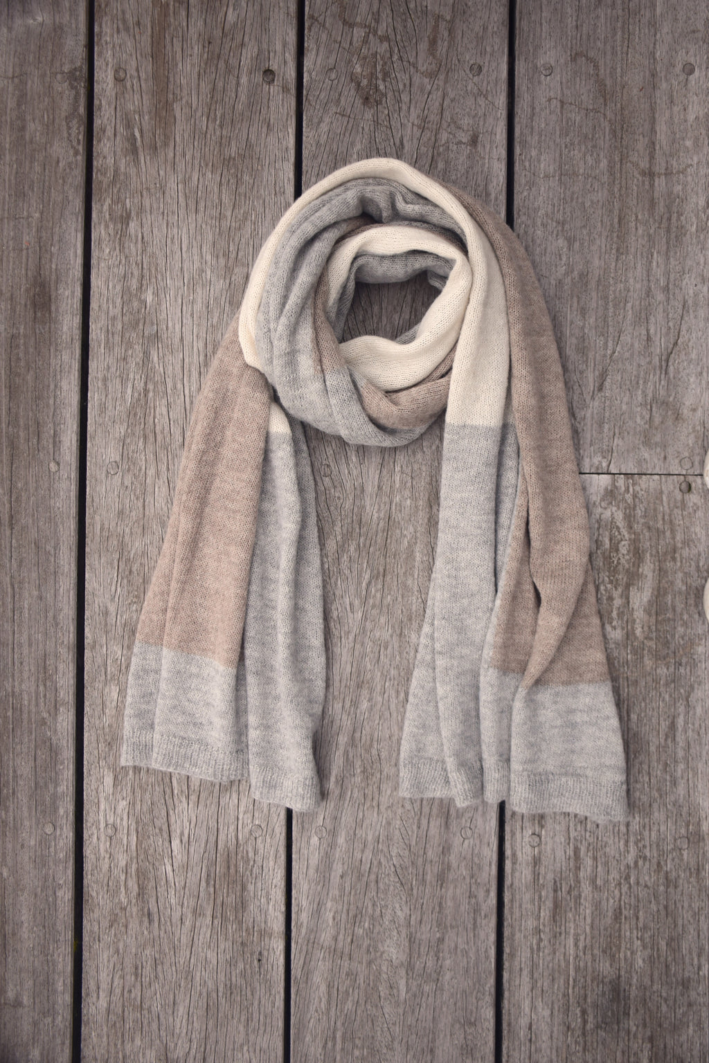 ZAKIRA colour block scarf