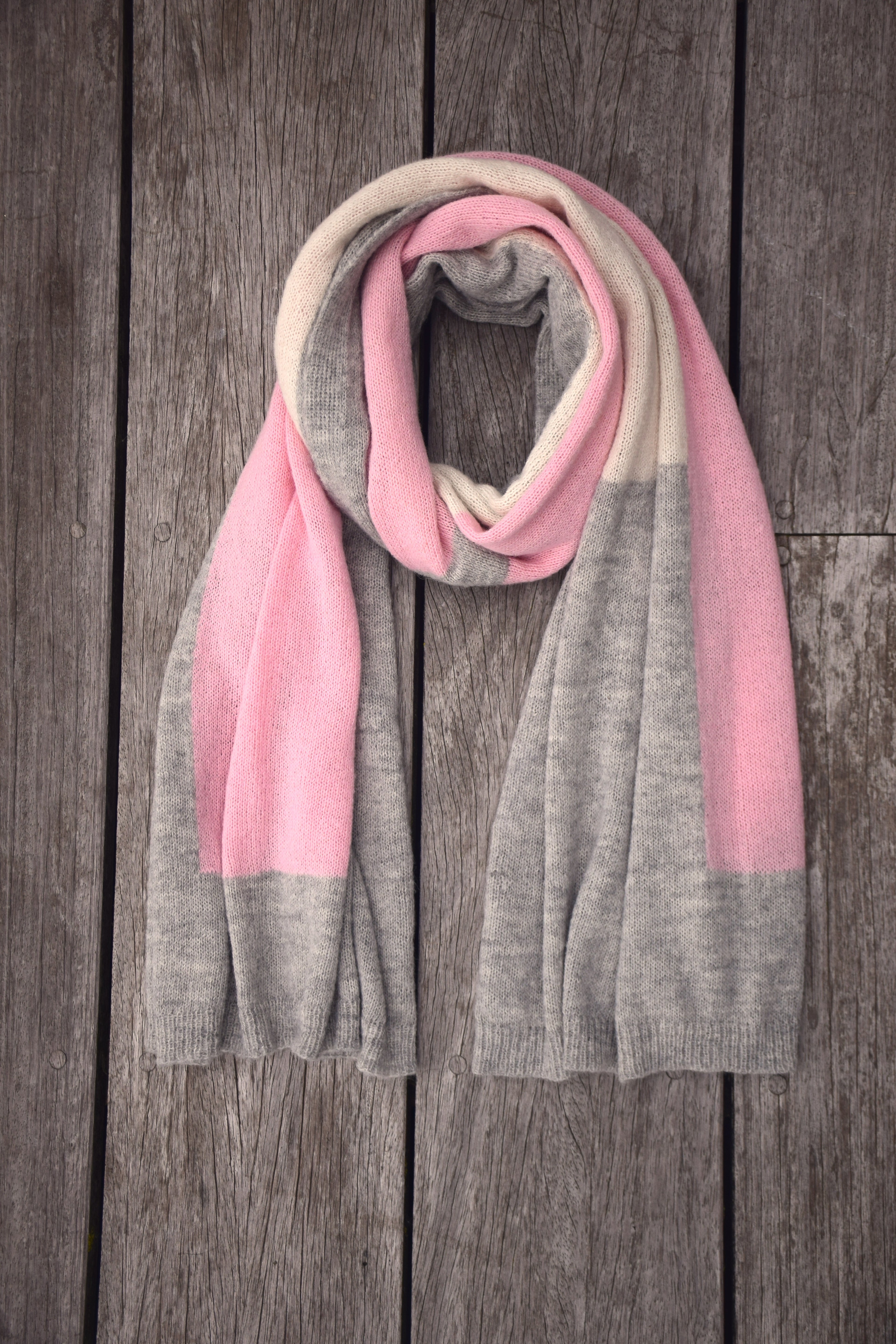 ZAKIRA colour block scarf